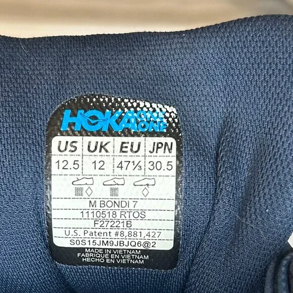 HOKA Bondi 7 Size 12.5 - Picture 5 of 6